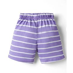 Babyhug Disney Single Jersey Knit Sleeveless T-Shirt & Shorts Night Suit With Winnie The Pooh Graphics - Lavender