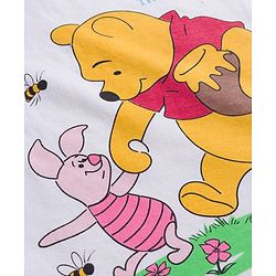 Babyhug Disney Single Jersey  Knit Full Sleeves T-Shirt & Pyjama Night Suit Set with Winnie the Pooh Graphic - Multicolour
