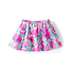 Babyhug Sleeveless Water Repellant Two Piece Swimsuit with Frill Detailing & Floral Print - Pink & Light Blue
