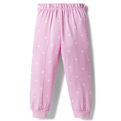 Babyhug Disney Single Jersey Knit Full Sleeves T-Shirt & Pyjama Night Suit With Minnie & Friends Graphics - Multicolor