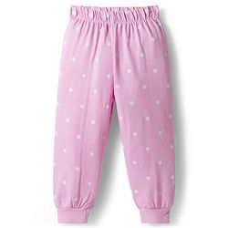 Babyhug Disney Single Jersey Knit Full Sleeves T-Shirt & Pyjama Night Suit With Minnie & Friends Graphics - Multicolor