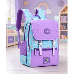 Babyhug 16 Inches Dino Theme Snappy Backpack | 2 Main Compartments, 2 Front Pockets, 2 Side Bottle Pockets | Water Resistant | Durable Zippers | For School, Travel & Outdoors | Green Black