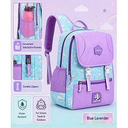 Babyhug 16 Inches Dino Theme Snappy Backpack | 2 Main Compartments, 2 Front Pockets, 2 Side Bottle Pockets | Water Resistant | Durable Zippers | For School, Travel & Outdoors | Green Black