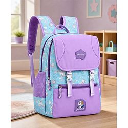 Babyhug 16 Inches Dino Theme Snappy Backpack | 2 Main Compartments, 2 Front Pockets, 2 Side Bottle Pockets | Water Resistant | Durable Zippers | For School, Travel & Outdoors | Green Black