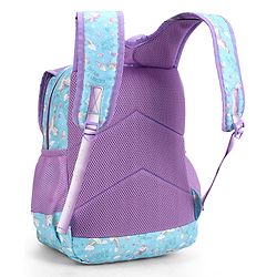 Babyhug 16 Inches Dino Theme Snappy Backpack | 2 Main Compartments, 2 Front Pockets, 2 Side Bottle Pockets | Water Resistant | Durable Zippers | For School, Travel & Outdoors | Green Black