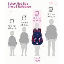 Babyhug 16 Inches Dino Theme Snappy Backpack | 2 Main Compartments, 2 Front Pockets, 2 Side Bottle Pockets | Water Resistant | Durable Zippers | For School, Travel & Outdoors | Green Black