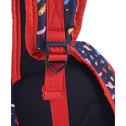 Babyhug 16 Inches Dino Theme Snappy Backpack | 2 Main Compartments, 2 Front Pockets, 2 Side Bottle Pockets | Water Resistant | Durable Zippers | For School, Travel & Outdoors | Green Black