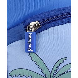 Babyhug Disney Stitch Beach Days Backpack | 2 Main Compartments, 1 Front Pocket, 2 Side Bottle Pockets | Water Resistant | Durable Zippers | For School & Outdoors - 16 Inches | Blue White