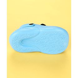 Cute Walk by Babyhug Disney  Back Strap Clogs With Elsa Applique - Light Blue