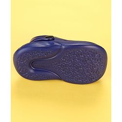 Cute Walk by Babyhug Disney Back Strap Clogs With Micky Mouse Applique - Navy Blue