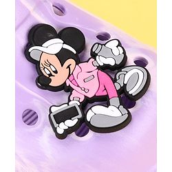 Cute Walk by Babyhug Disney  Back Strap Clogs With Minnie Mouse Applique - Purple