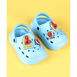 Cute Walk by Babyhug Marvel Clogs with Spider-Man Applique - Blue