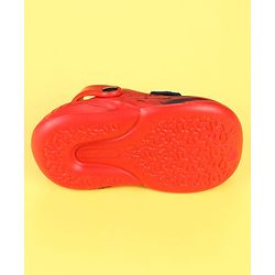 Cute Walk by Babyhug Marvel Clogs with Spider-Man Applique - Red