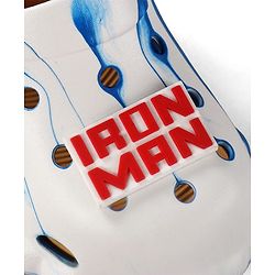 Cute Walk by Babyhug Marvel Back Strap Clogs With Iron Man Applique - Blue