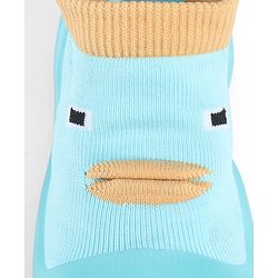 Cute Walk by Babyhug Slip On Sock Shoes With Applique - Pink