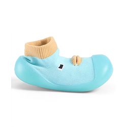 Cute Walk by Babyhug Slip On Sock Shoes With Applique - Pink
