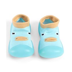 Cute Walk by Babyhug Slip On Sock Shoes With Applique - Pink