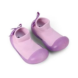 Cute Walk by Babyhug Slip On  Solid Socks Shoes - Purple