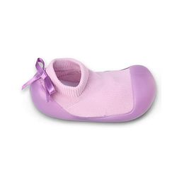 Cute Walk by Babyhug Slip On  Solid Socks Shoes - Purple