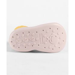 Cute Walk by Babyhug Slip On Sock Shoes - Black