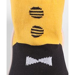 Cute Walk by Babyhug Slip On Sock Shoes - Black