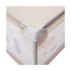 Babyhug Playpen & Play Yard  Khaki| 150 x 180 cm Large Play Area| Zipper Door & Toy Pouch| Foldable Indoor & Outdoor Playpen| Safe & Sturdy| for 05 Years Boys & Girls| Easy to Assemble