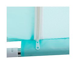 Babyhug Smart Portable Playpen with Safety Lock & Play Fence  Light Blue| Spacious Baby Play Area| Foldable Panels| Indoor & Outdoor Use| Easy to Assemble| Safe Play Zone for Babies & Toddlers