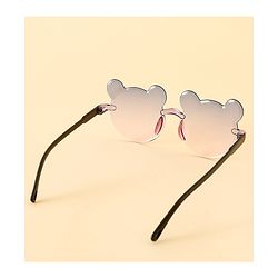 Babyhug Free Size Headbands With Bow Applique & Sunglasses - Light Blue