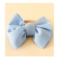 Babyhug Free Size Headbands With Bow Applique & Sunglasses - Light Blue