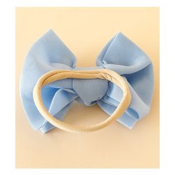 Babyhug Free Size Headbands With Bow Applique & Sunglasses - Light Blue