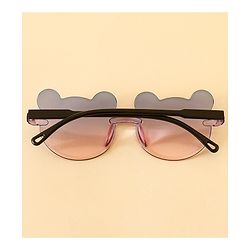Babyhug Free Size Headbands With Bow Applique & Sunglasses - Light Blue