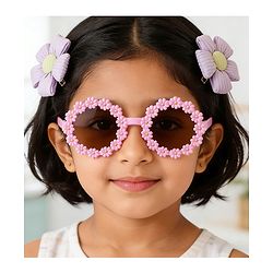 Babyhug Free Size Hair Accessories Combo Sets - Purple.