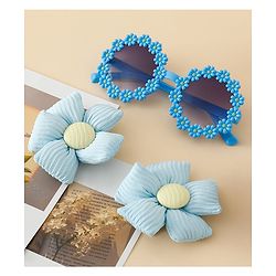 Babyhug Free Size Hair Accessories Combo Sets - Blue