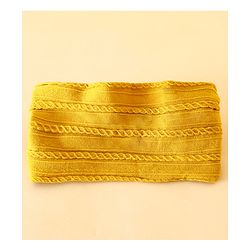 Babyhug Free Size Headbands with Bow Applique - Yelow