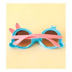 Babyhug Free Size Headband With Bow Applique & Sunglasses - Blue
