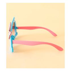 Babyhug Free Size Headband With Bow Applique & Sunglasses - Blue