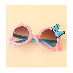 Babyhug Free Size Headband With Bow Applique & Sunglasses - Blue