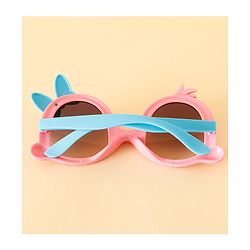 Babyhug Free Size Headband With Bow Applique & Sunglasses - Blue