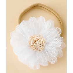 Babyhug Headband with Floral Applique Pack of 3 Free Size - Multicolor