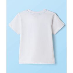 Babyhug Cotton Knit Half Sleeves T-Shirts With Beach Theme Print Pack of 3 - Multicolor