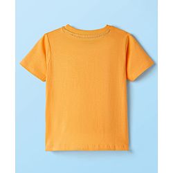 Babyhug Cotton Knit Half Sleeves T-Shirts With Beach Theme Print Pack of 3 - Multicolor