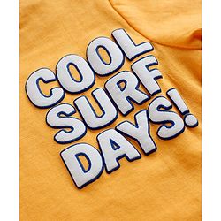Babyhug Cotton Knit Half Sleeves T-Shirts With Beach Theme Print Pack of 3 - Multicolor