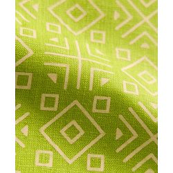 Babyhug Cambric Woven Full Sleeves Kurta Pajama Set with Abstract Print - Green