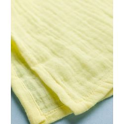 Babyhug 100% Cotton Woven Full Sleeves Goss Solid Kurta & Pyjama Set - Yellow