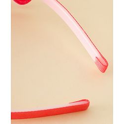 Babyhug Free Size Hair Bands with Floral Applique - Fuchsia