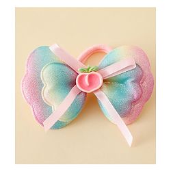 Babyhug Free Size Bow Hair Rubber Band Pack of 2 - Multicolor