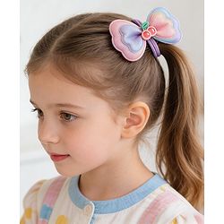 Babyhug Free Size Bow & Butterfly Hair Band Pack of 2 - Multicolor