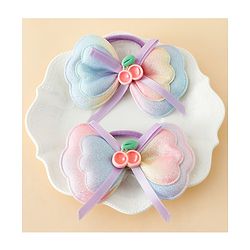 Babyhug Free Size Bow & Butterfly Hair Band Pack of 2 - Multicolor
