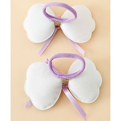 Babyhug Free Size Bow & Butterfly Hair Band Pack of 2 - Multicolor