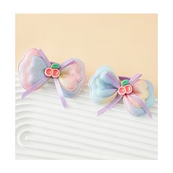 Babyhug Free Size Bow & Butterfly Hair Band Pack of 2 - Multicolor